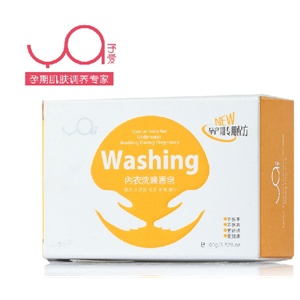 予爱孕妇化妆品 内衣洗涤香皂 孕妇文胸专用清洗皂100g