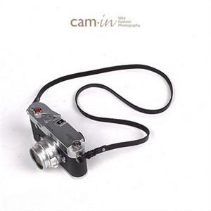 Cam-in 真皮相机背带 牛皮背带 C款 细条 黑色 CAM2207