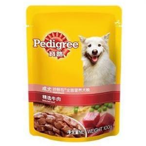 宝路狗零食 妙鲜包精选牛肉100g