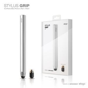 Elago Grip iphone 4S 3GS ipad ipad2 触摸手写笔 电容笔 银色
