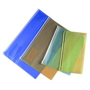 Shuter 树德文具/M54 多彩PVC拉链袋 A5 文件袋 17g