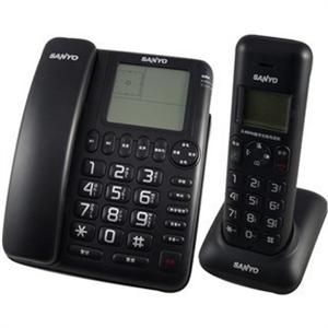三洋SANYO2.4G数字无绳双子星DAW680电话机大字键 大显示屏 zlx