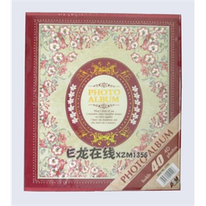 ！新款花卉 4D/6D/大6寸 40张 盒装相册影集 红