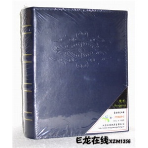 靓影 高档皮面相册 3R/5寸相册 200张黑色内芯插袋相册