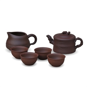 【大彬堂】茶具 紫 砂礼品 传统竹节壶礼盒套装1222