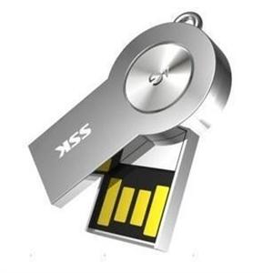 SSK飚王 风火轮 4G U盘 旋转金属优盘 合金材质 全国联保