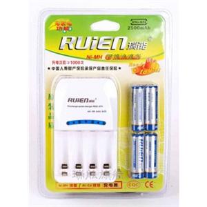 瑞能 智能快放快充 RNG-KF4-25 2500毫安 5号*4充电电池