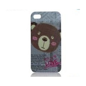 Funmax乐多 苹果iphone 4 纯白系列-Toy Bear 保护套装 四件套