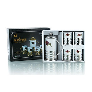 杰宇陶瓷冲茶器系列 五件套