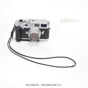 Cam-in 公牛皮 相机手腕带 D款 黑色 CAM2013