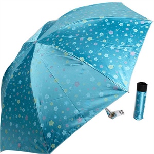 2012年新款 天堂伞 防紫外线 防晒 晴雨伞 3336E花开时节 6号蓝