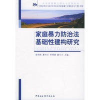家庭暴力防治法基础性建构研究——反对家庭暴力理论与实践丛书