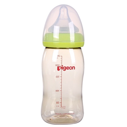 贝亲AA74 自然实感宽口径PPSU塑料奶瓶240