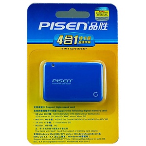 【当当自营】 PISEN 品胜 4合1读卡器