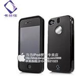 卡登仕 iPhone4代手机玲珑硅胶套（内附屏幕膜）-黑色