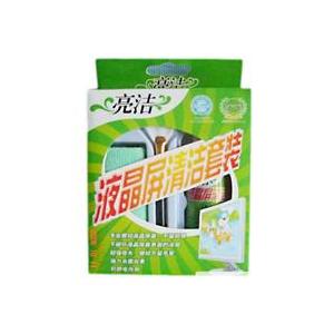 亮洁液晶屏清洁套装 内含清洁刷,超细纤维擦拭布，强力去污清洁液