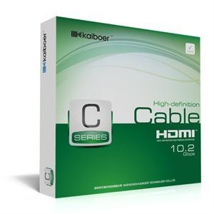 开博尔HDMI线 1.4标准 C系列3米 百兆 锌合金 永久坚固 三层屏蔽
