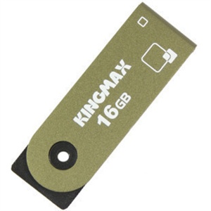 KINGMAX旋影碟 16G U盘 优盘 16GB 旋转设计无盖帽 金属外壳