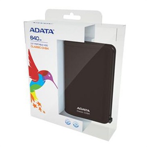 【当当自营】ADATA CH94 2.5寸个性唯我移动硬盘 500G 黑色