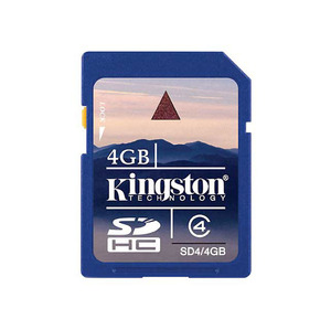 金士顿SDHC卡 4G SDHC Class4 存储卡 传输速度最低为4MB/秒