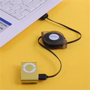 韩国 ACTTO 安尚 USB2.0 mini5pin 伸缩数据线 USB-08S MP3数据线