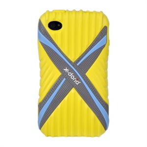 【当当自营】 x-doria 道瑞 Iphone4\Iphone4S保护壳 时尚运动 抗震防摔 安全性极强 质地柔软 手感极佳 独特个性颜色 突显青春活力（柠檬黄）