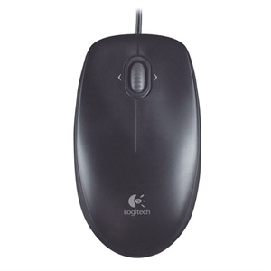 【当当销售配送】logitech 罗技 M100（黑色）