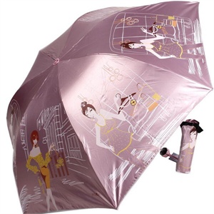 2012年新款 天堂伞 防紫外线 防晒 晴雨伞 3308E秀出时尚 8号粉