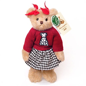 美国bearinton贝瑞正版14寸狗狗刺绣<em>红毛衣</em>花