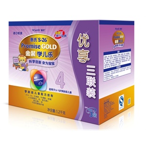 惠氏金装学儿乐三联包1200g