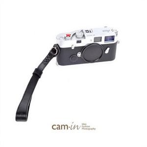 Cam-in 袋鼠皮 相机手腕带 E款 黑色皮/黑色线 CAM2028