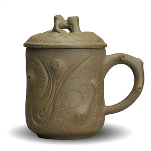 满200减40【大彬堂】宜兴紫 砂 300ml寿桃供春茶杯 茶具/水杯1141