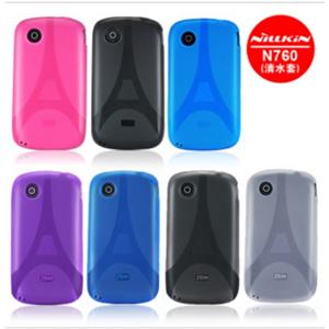 NILLKIN 中兴 N760手机套 保护套 清水套 磨砂套 硅胶套+贴膜屏擦