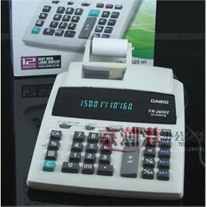 casio 卡西欧 FR 2650T 打印式计算器 fr2650t