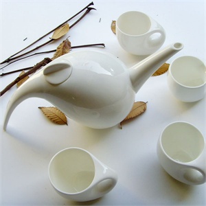 【丰舍-高档骨瓷茶具】五件套高档茶具礼品