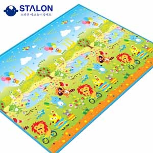 韩国进口环保型 STALON 加厚加大 辛巴动物乐园游戏垫 爬行垫