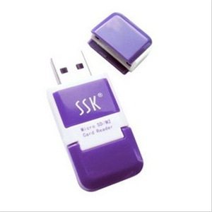SSK飚王 SCRS048 风云 MicroSD TF/M2 二合一读卡器
