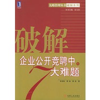破解企业公开竞聘中的7大难题——九略管理丛书·破解系列