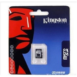 金士顿 kingston TF卡 MicroSDHC 4GB Class4 存储卡【加加智能】