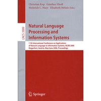 自然语言处理与信息系统/会议录/ Natural language processing and information systems