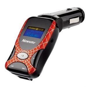 纽曼(Newsmy) C5+ 2G 车载MP3 酷炫的蜘蛛侠式面板旋转式设计