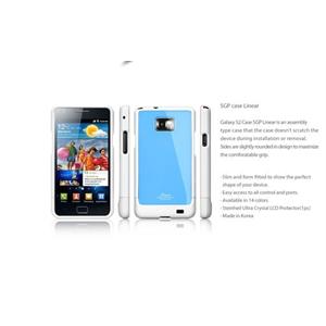 特价韩国SGP Linear 三星i9100 Galaxy S2保护壳 彩壳 白边蓝背