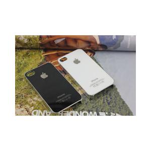 苹果4代 iPhone 4 防刮花玻璃外壳 原机最似黑白色镜面韩国手机套