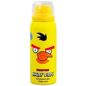 AngryBirds愤怒的小鸟 活力橙花香体止汗喷雾（黄色小鸟）75ml（进）