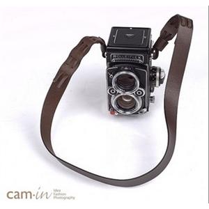 Cam-in Rolleiflex 相机牛皮背带 B款 平版纹 咖啡色 CAM2305