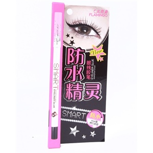 货到付款 火烈鸟防水精灵眼线胶笔1.3g 眼线膏笔 1号浓魅黑