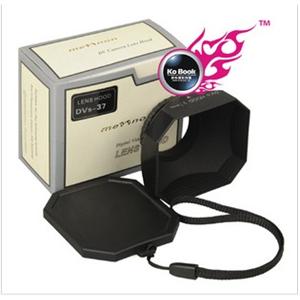 美侬方形遮光罩套装 37mm DV 摄像机 DV-S 带镜头盖 (黑色螺口)