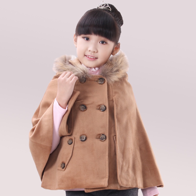 【小风车<em>外套</em>】冬季新款<em>女童披风斗篷</em> 儿童外