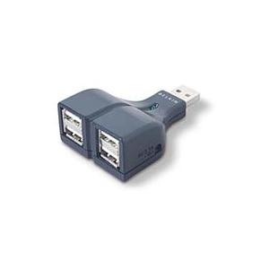 贝尔金 F5U218 便携式USB2.0 4口拇指集线器 特价!
