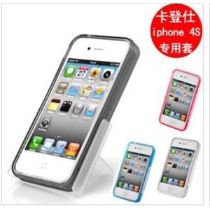 卡登仕 苹果iphone 4S 玲珑套 手机套 保护套 清水套 套装 BFZ